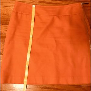 NWOT Ann Taylor size 10 orange skirt